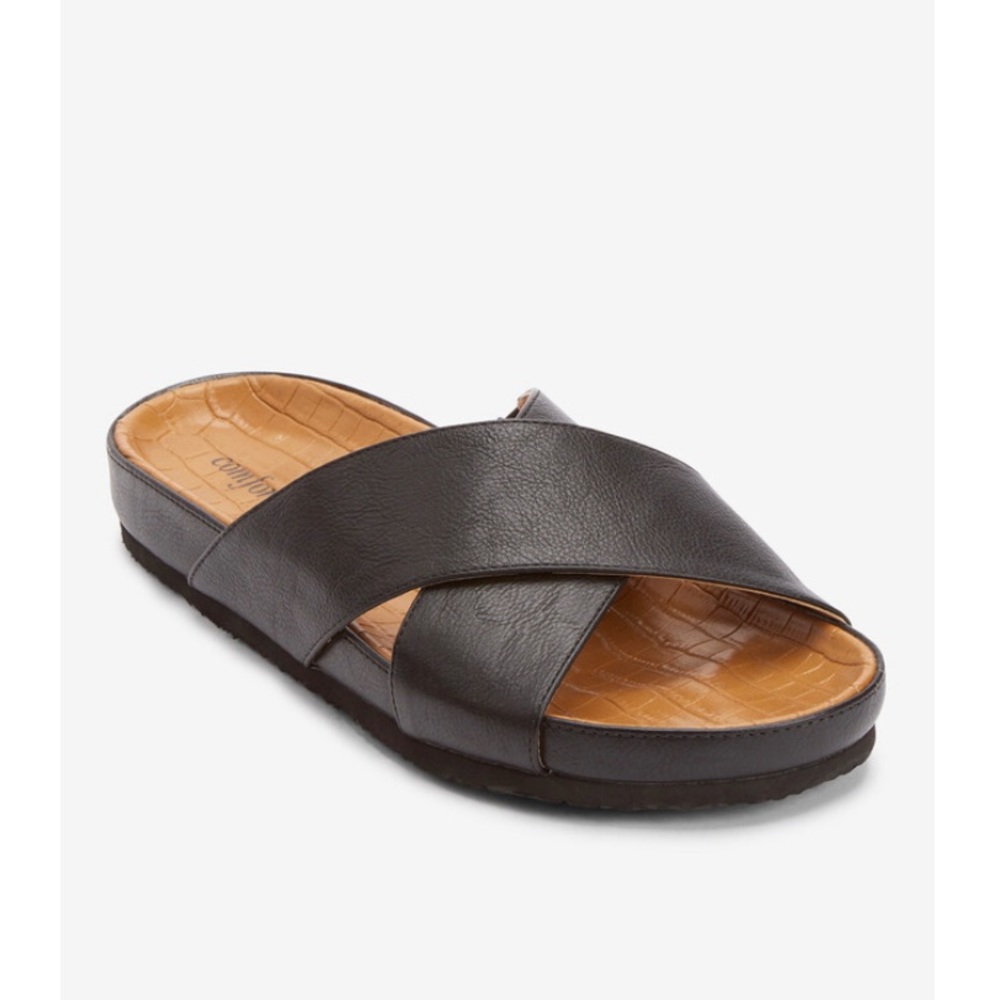 Gia Footbed Criss Cross Sandal, Wide Width
